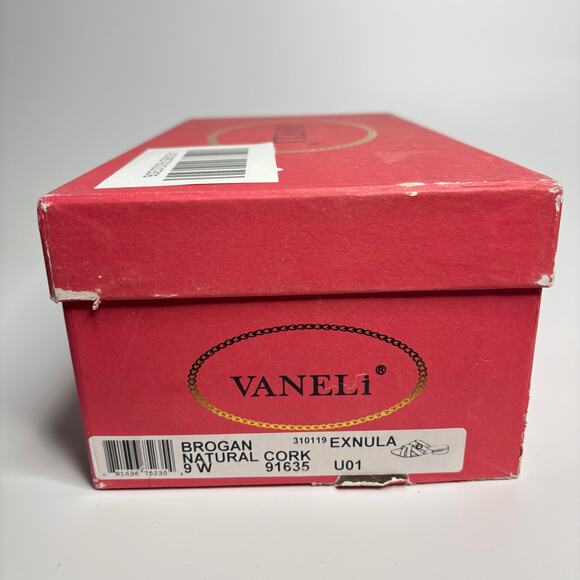 VANELi Brogan Exnula Huarache Sandals in Natural Cork (Wide) - Picture 8 of 8